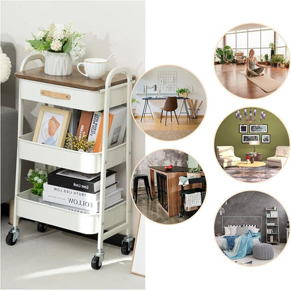 AGTEK Rolling Organizer Cart - Image 5