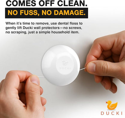 Ducki Door Stop Wall Protector | Self Adhesive Door Knob Wall Protectors from - Image 4