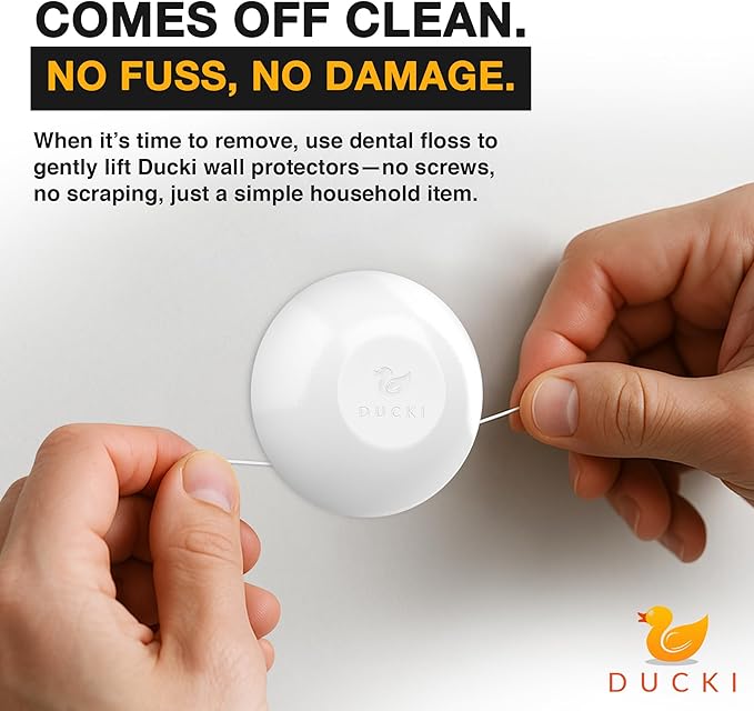 Ducki Door Stop Wall Protector | Self Adhesive Door Knob Wall Protectors from - Image 4