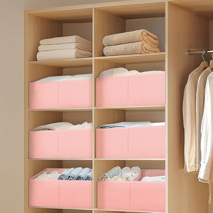 DIMJ Large Closet Shelf Organizer Bins 6 Packs - Image 5