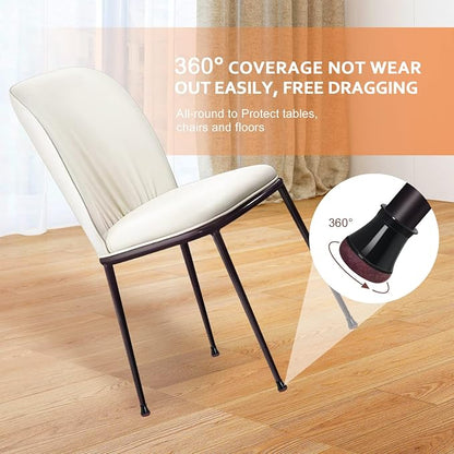 Chair Leg Floor Protectors for Hardwood Floors Felt Furniture Pads Silicone - Image 2