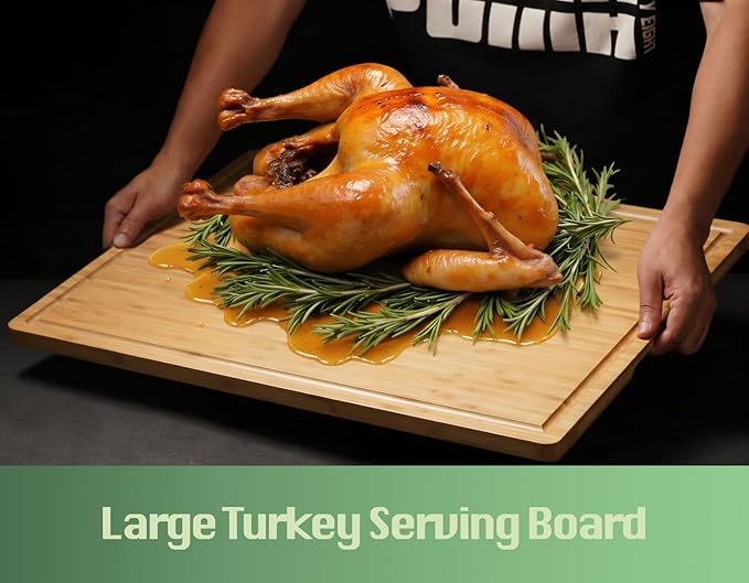 Allsum 36x24" Bamboo Cutting Board - Image 4