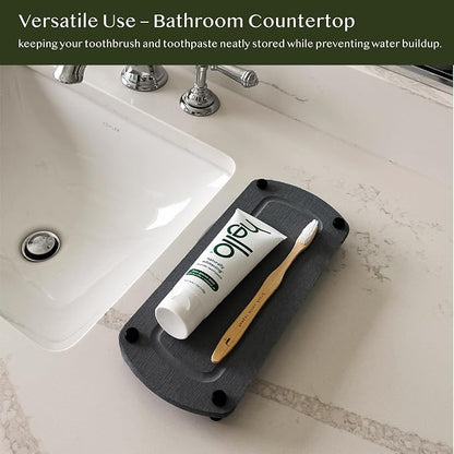 2PCS Instant Dry Sink Caddy Organizer, Fast Drying Sponge and Soap Dispenser - Image 8
