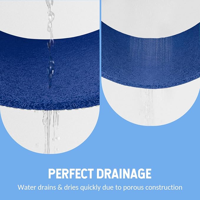 Non-Slip Bathtub Mat, 2 Pack Anti Slip Shower Mat, Fast Drying Bathtub Mats - Image 6