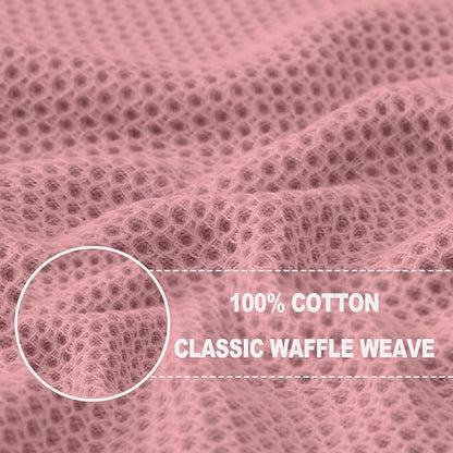 Homaxy 100% Cotton Waffle Weave Kitchen Dish Cloths, Ultra Soft Absorbent Quick - Image 2