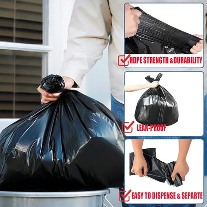 2-4 Gallon Trash Bags, Small Trash Can Bin Liners - Image 5