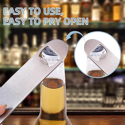 50 Pack Flat Beer Bottle Opener 7 inch Stainless Steel Flat Bottle Opener Beer - Image 4