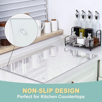 VASUHOME Large Tempered Glass Cutting Board - Image 4