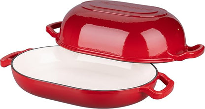 VORRINGARD Enameled Cast Iron Sourdough Bread Oven, Dutch Oven, Loaf Cast Iron - Image 5
