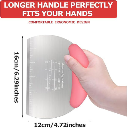 Pastry Cutter Dough Scraper Dough Cutter Scraper Tool Kitchen Pastry Blender - Image 4