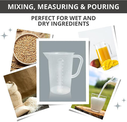 Plastic Graduated Measuring and Mixing Pitcher - 1000ml Plastic Graduated - Image 6