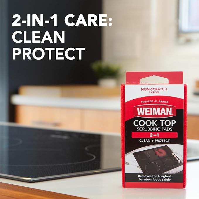 Weiman Products Cook Top Scrubbing Pad, 6 Per Case - Image 2