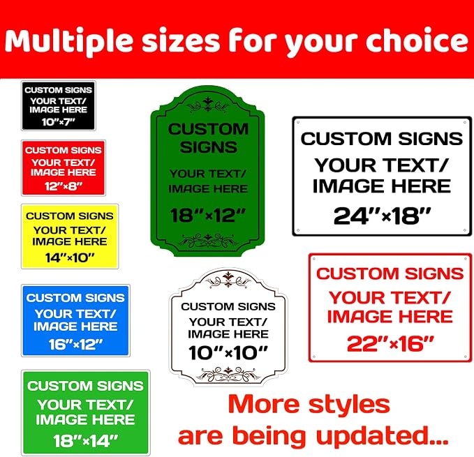 Personalized Aluminum Metal Signs - Image 5