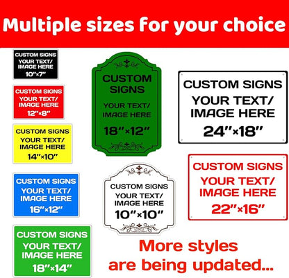 Personalized Aluminum Weatherproof Metal Signs - Image 5