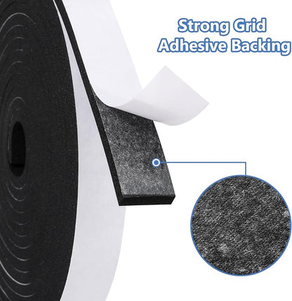 Weather Stripping Door Seal Strip, Strong Adhesive, Lightproof, Soundproof - Image 3