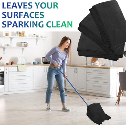 Newwiee 6 Pcs Extra Large Microfiber Cleaning Cloth 30" x 20" Washable Reusable - Image 4