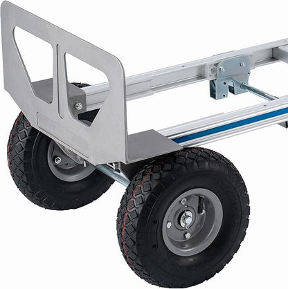 2 in 1 Aluminum Hand Truck Dolly 770lbs Weight Capacity Convertible Hand Truck - Image 7