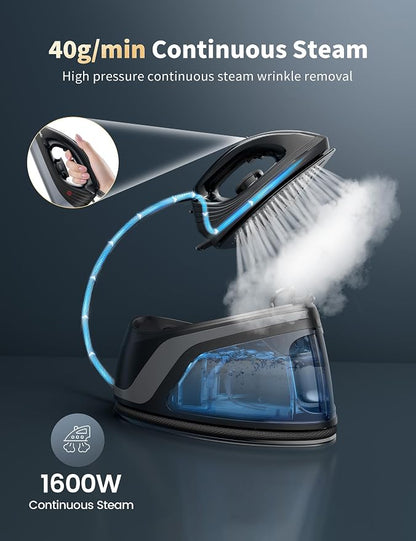 Sundu Iron Steamer for Clothes, 1600W Steam Station Professional Steam Iron For - Image 2