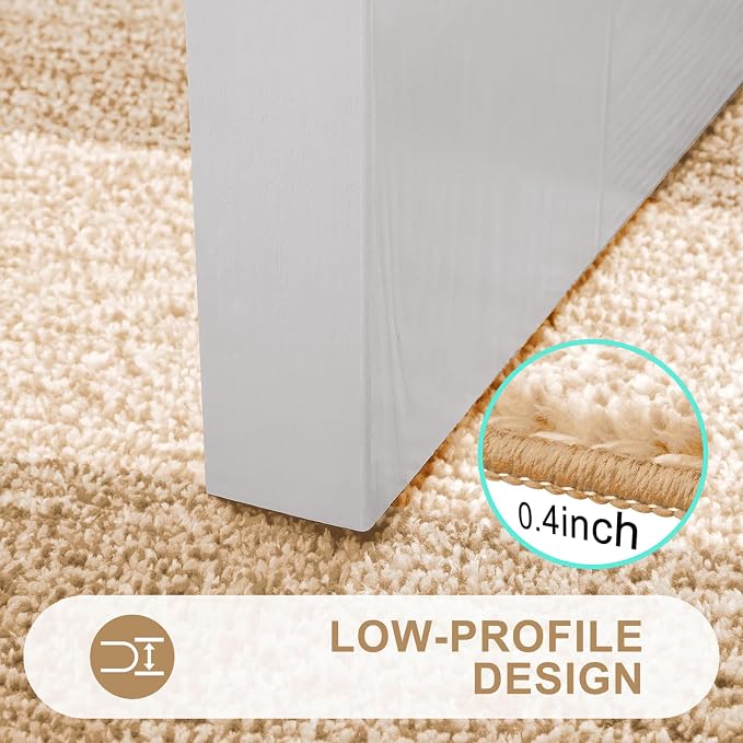 Kitinjoy Indoor Outdoor Door Mat, 48x32 Non-Slip Absorbent Dirt Trapper - Image 4