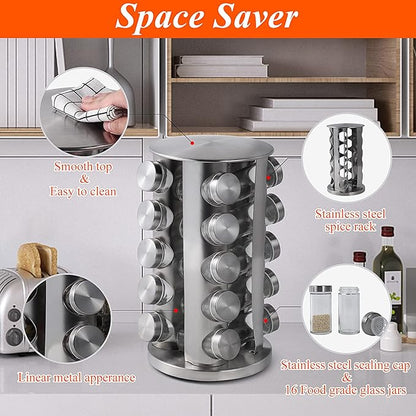 DOUBLE 2 C Revolving Spice Rack - Image 2