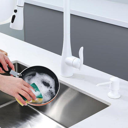 Sink Soap Dispenser for Kitchen Sink White Upgrade - Image 9