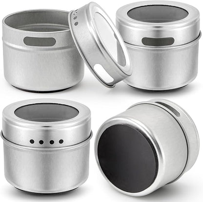Bekith 20 Pack Magnetic Spice Jars, Magnetic Spice Containers - Image 4
