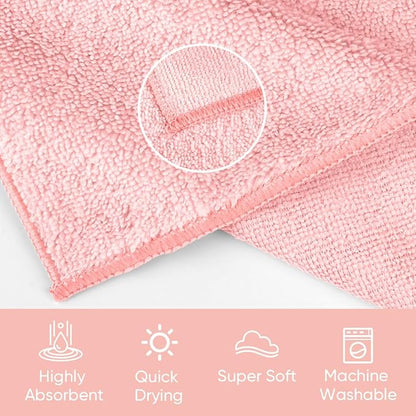 HOMEXCEL Microfiber Washcloths 12 Pack, Highly Absorbent and Soft Face Towel - Image 3