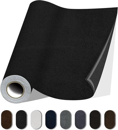 Fabric Repair Patches, 17X158 Inch Self-Adhesive Suede Patches Tape Durable by Lifeshoon