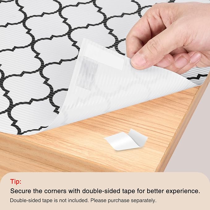 Glotoch Shelf Liner for Kitchen Cabinets Non Slip, 17.5" x 30FT Drawer Liner - Image 4