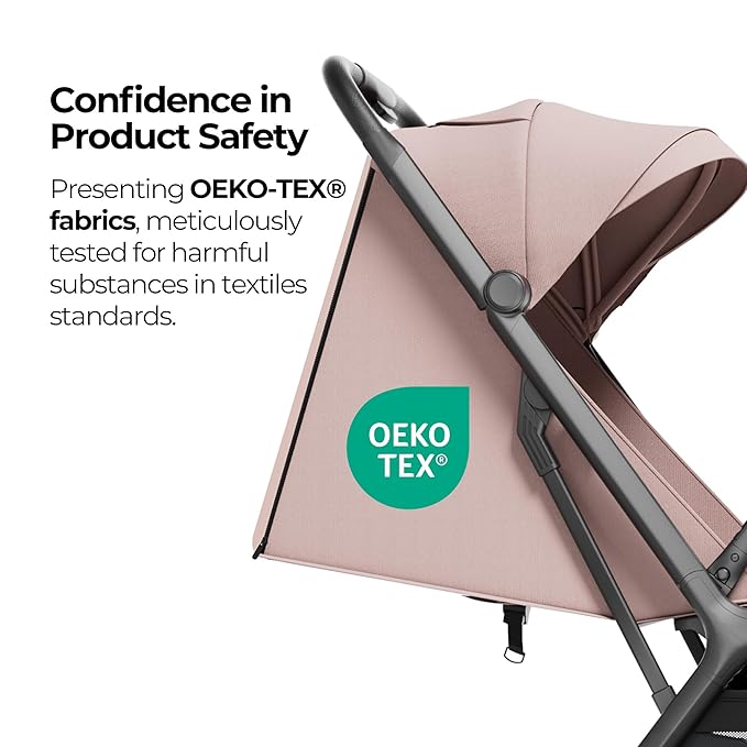 MAMA & BABY Packa Compact Travel Stroller – Lightweight, One-Hand Auto Folding, Portable & Lie-Flat Baby Stroller, Newborns and Toddlers Stroller with UPF 50+ Canopy & Mesh Ventilation