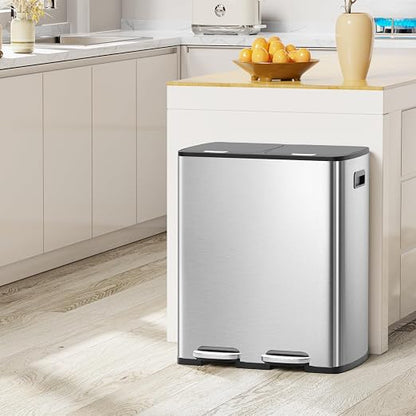 KUK 60 Liter / 16 Gallon Dual Trash Can - Image 2