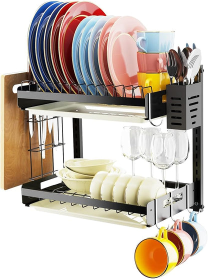 Hanging Wall Mounted Dish Drying Rack - Image 2