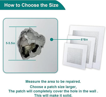 10 Pack Drywall Repair Kit for Large Holes, 4/6/8 Inch Dry Wall Patch Kits for - Image 6