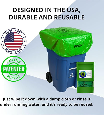 Outdoor Trash Can Cover Biodegradable Odor Eliminating Bag - Image 7