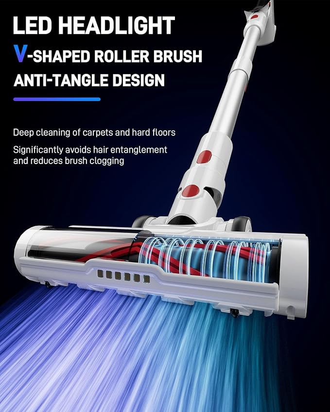Vacuum Cleaners for Home, Cordless Vacuum Cleaners, 550W 45KPA Stick Handheld - Image 7