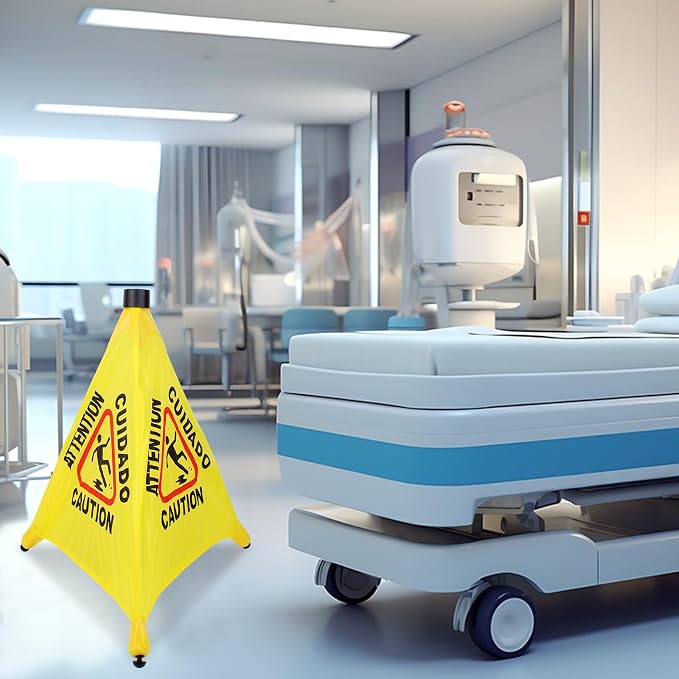 3 Pcs 20 inch Pop up Wet Floor Sign - Image 4