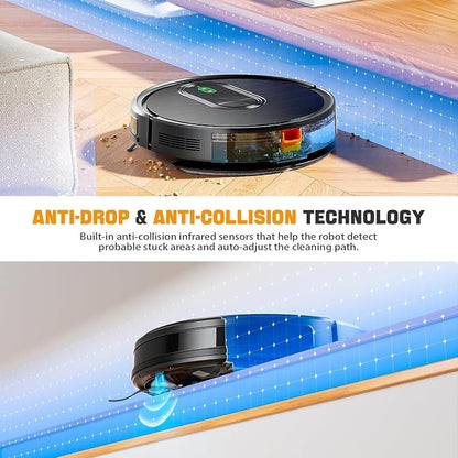 Robot Vacuum and Mop Combo, 2 in 1 Vacuuming & Mopping Robot - Image 6