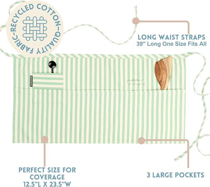 MEEMA Chef Waist Apron Cotton Fabric |Washable & Breathable Waitress & Server - Image 4