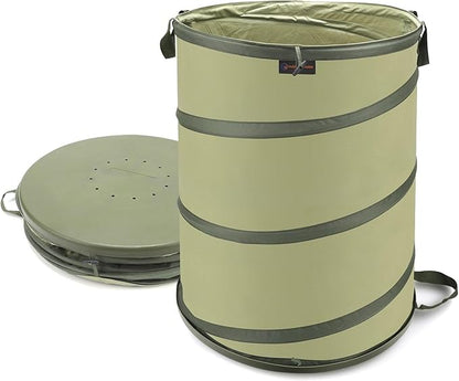 YUDI & GARDEN 45 Gallon Hard Bottom Collapsible Garden Bag｜Collapsible Trash by YUDIGARDEN