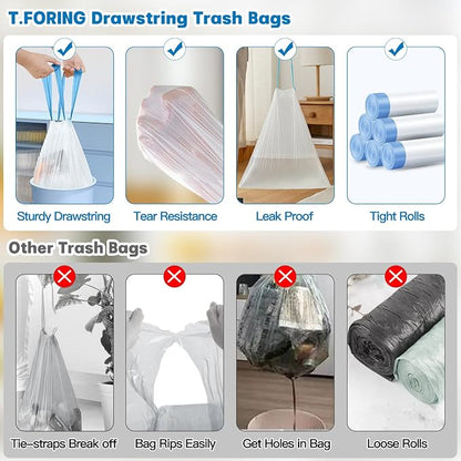1.2 Gallon Mini Trash Bags Drawstring - Image 2
