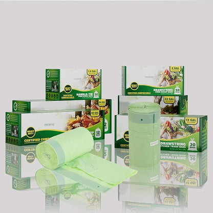 13 Gallon Compostable Trash Bags - Image 9