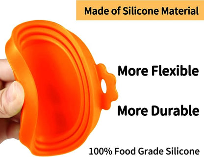 Lydia's Deal 4 Pack Universal Pet Food Can Covers, Silicone Lids - Image 6
