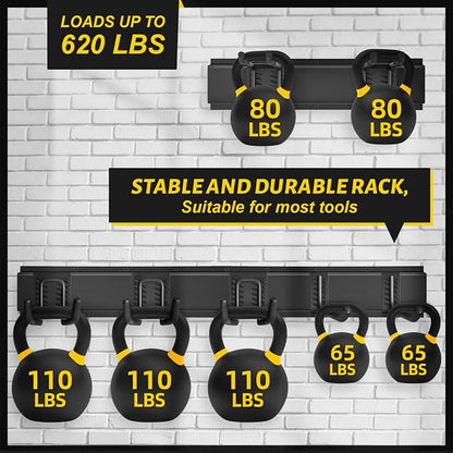 Garage Tool Organizer Wall Mount, 64 Inches Garden Tool Organizer - Image 2