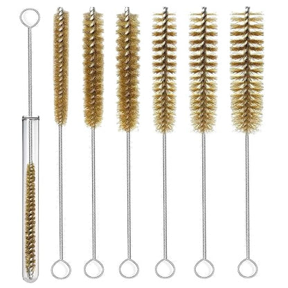 7pcs Brass Tube Brushes Bottle Brush Wire Tube Brushes, Long Wire Cleanling by LPMEGQFU