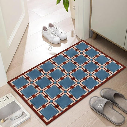 Ultra Thin Door Mat Indoor Entrance, 1/10 in Thin Door Mats by LYGLIGH