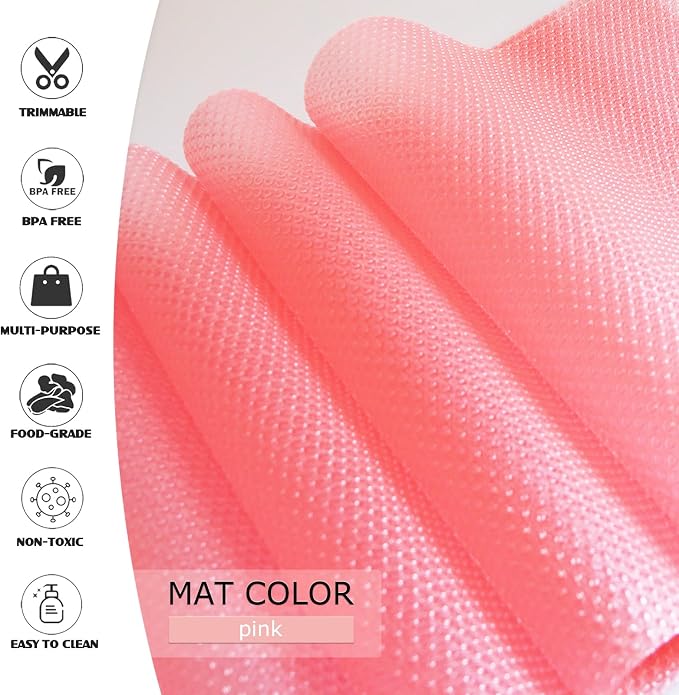 10Pcs Refrigerator Liners, Washable Fridge Liner Shelf Mats Refrigerator Pads - Image 3