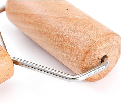 Roller Rolling Pin, 4 Inch Wood Rolling Pin - Image 5