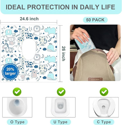 Toilet Seat Covers Disposable, Kids Potty Training, Potable Potty Seat Covers - Image 3