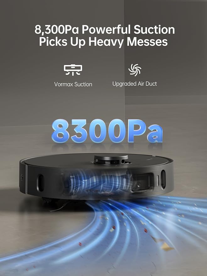 dreame X30 Ultra Robot Vacuum and Mop Combo, 8300Pa Suction, Mop Extend and Mop - Image 5