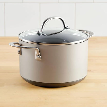 Anolon Achieve Hard Anodized Nonstick Saucepot - Image 9